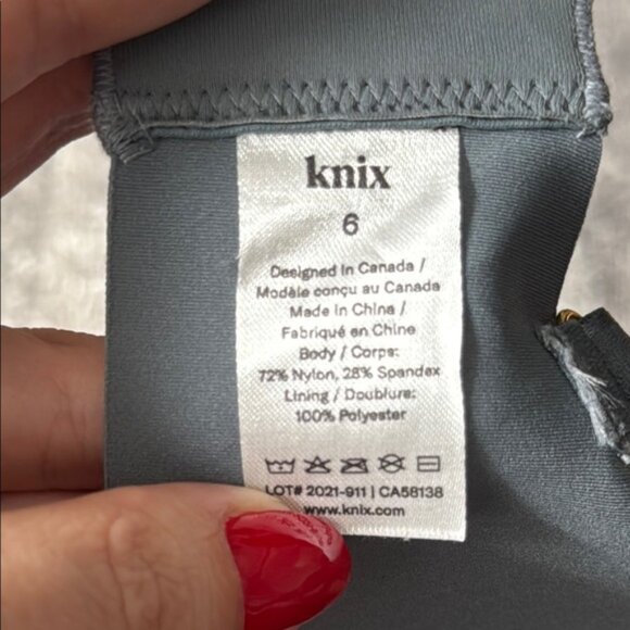 Knix size 6 dusty blue colour wingwoman bra - Picture 7 of 7